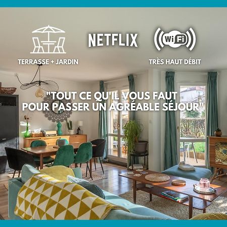 T3 Calme - Ideal Famille & Pros - Parking - Jardin - Wifi - Netflix Безансон Екстериор снимка